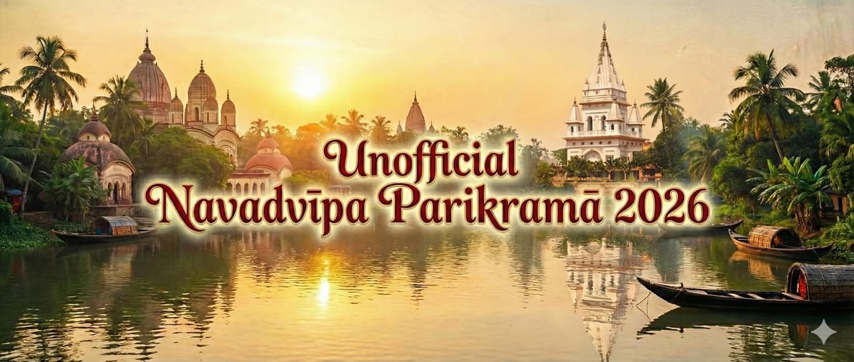 Unofficial Navadvīpa Parikramā 2026
